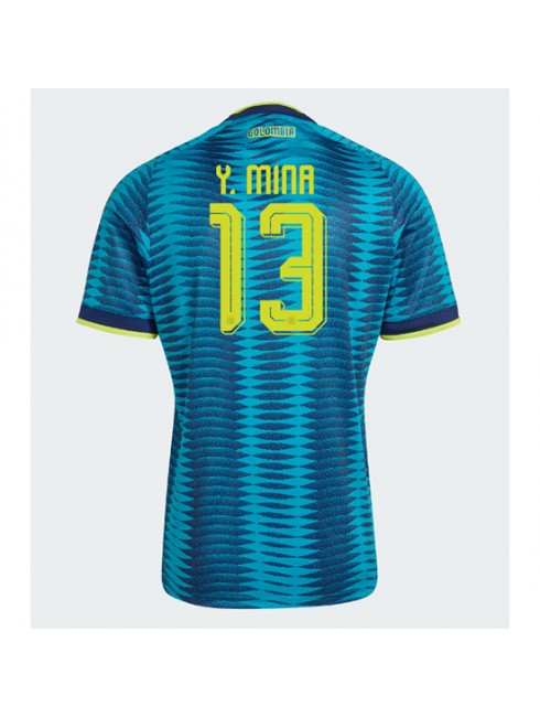 Kolumbien Yerry Mina #13 Auswärtstrikot WM 2026 Kurzarm Kolumbien Yerry Mina #13 Auswärtstrikot WM 2026 Kurzarm